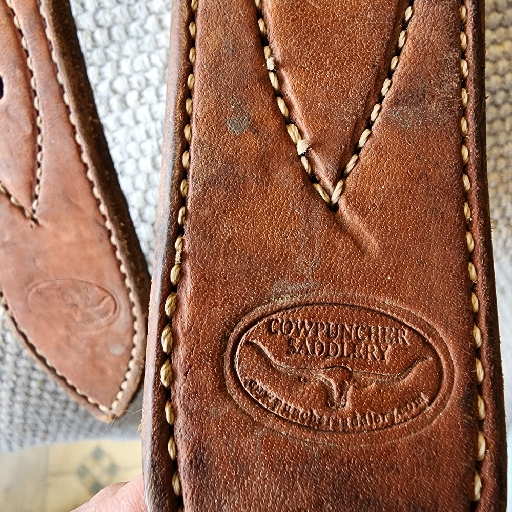 Rear cinch billets for western saddle